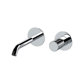 Miscelatore incasso per lavabo su due piastre tonde separate bocca 17 cm - serie Celebrity Remer CEC15P