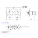Miscelatore a incasso per vasca/doccia con deviatore a 3 vie di tipo meccanico - serie Celebrity Remer CEC93ZPWB