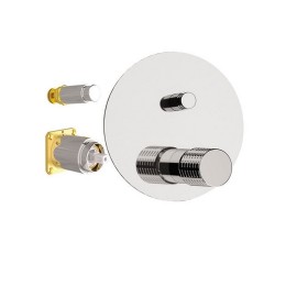 Box incasso per miscelatore vasca-doccia con deviatore - serie Celebrity Remer CEC09KBWB