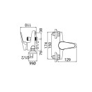 Miscelatore Vasca Serie Linda Senza Dotazione Cromato Idrobric IC04.0726.01