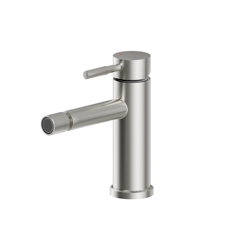 Miscelatore Bidet Serie Delton in Acciaio con Piletta Click Clack Idrobric IC04.1140.03