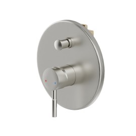 Miscelatore Incasso Doccia con Deviatore Serie Delton in Finitura Acciaio Idrobric IC04.1281.03