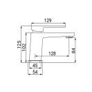 Miscelatore Lavabo Serie Rover Cromato Idrobric IC04.0885.01