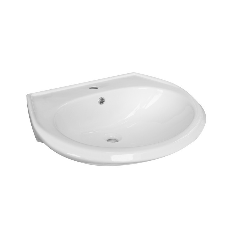 Lavabo Serie Volga 60 cm Bianco Idrobric IC01.0324.05 Lavabo Serie Volga 60 cm Bianco Idrobric IC01.0324.05