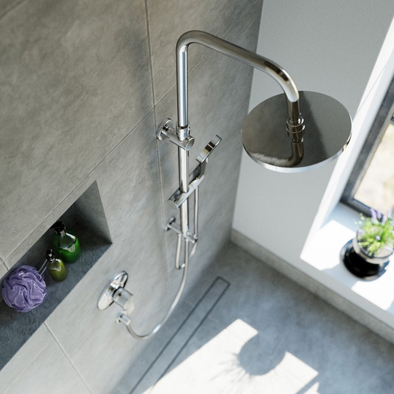 Colonna Doccia Logan Finitura Cromo 3 Getti Idrobric IC03.0061.01