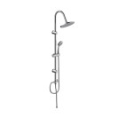 Colonna Doccia Luna Cromo con Doccetta 3 Getti Idrobric IC03.0163.01