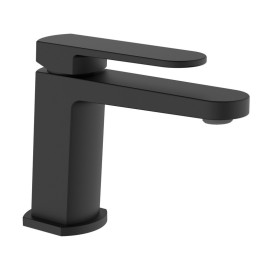 Miscelatore lavabo nero opaco con piletta click clack - serie Venere Aquasanit IC04.1365.29