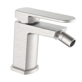 Miscelatore bidet acciaio spazzolato con piletta click clack - serie Venere Aquasanit IC04.1393.29