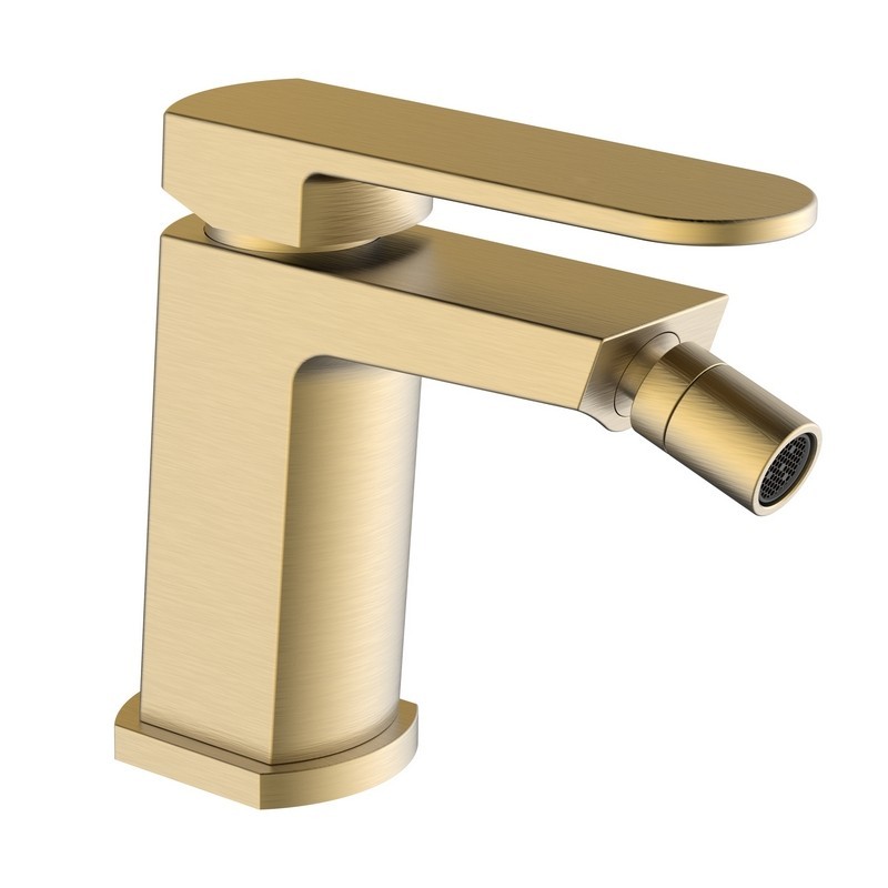 Miscelatore bidet oro opaco con piletta click clack - serie Venere Aquasanit IC04.1388.29
