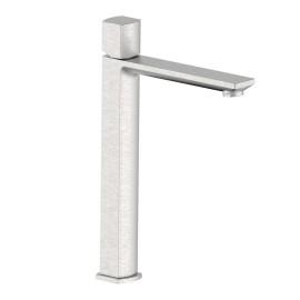 Miscelatore lavabo alto acciaio spazzolato con portata limitata - serie Marte Aquasanit IC04.1355.29