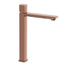 Miscelatore lavabo alto rame lucido con portata limitata - serie Marte Aquasanit IC04.1324.29