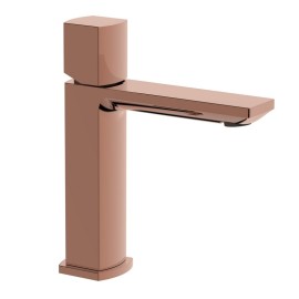 Miscelatore lavabo rame lucido con risparmio acqua e piletta click clack - serie Marte Aquasanit IC04.1322.29