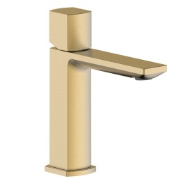 Miscelatore lavabo oro opaco con risparmio acqua e piletta click clack - serie Marte Aquasanit IC04.1225.29