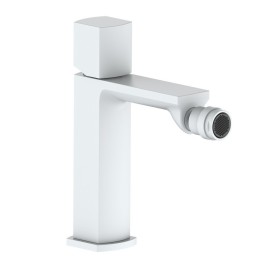 Miscelatore bidet bianco con risparmio acqua e piletta click clack - serie Marte Aquasanit IC04.1318.29