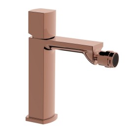 Miscelatore bidet rame lucido con risparmio acqua e piletta click clack - serie Marte Aquasanit IC04.1323.29