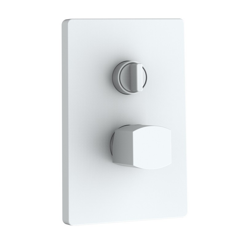 Miscelatore incasso doccia con deviatore bianco - serie Marte Aquasanit IC04.1321.29