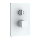 Miscelatore incasso doccia con deviatore bianco - serie Marte Aquasanit IC04.1321.29