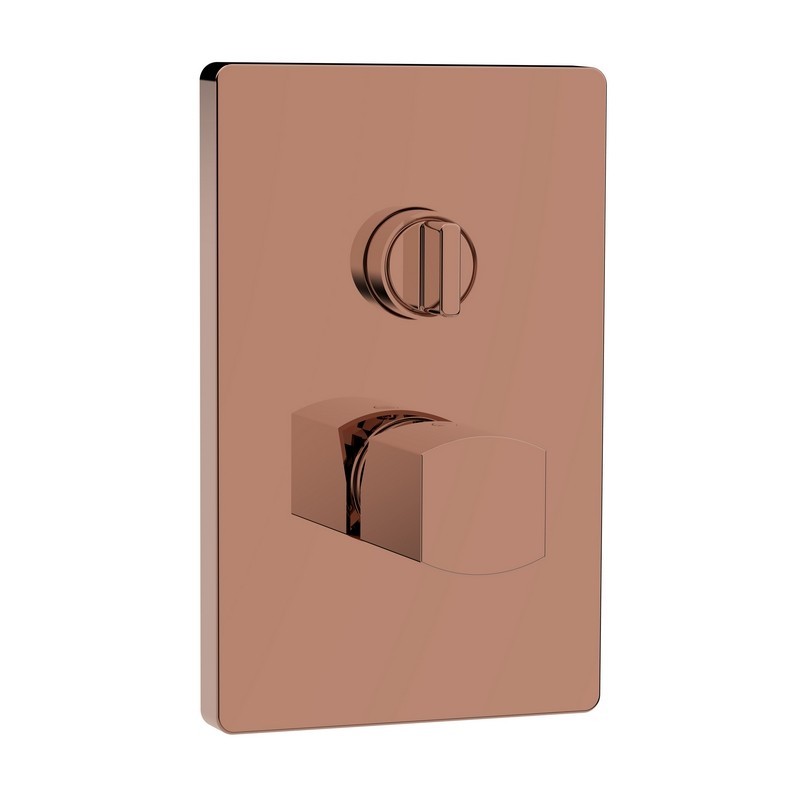 Miscelatore incasso doccia con deviatore rame lucido - serie Marte Aquasanit IC04.1326.29