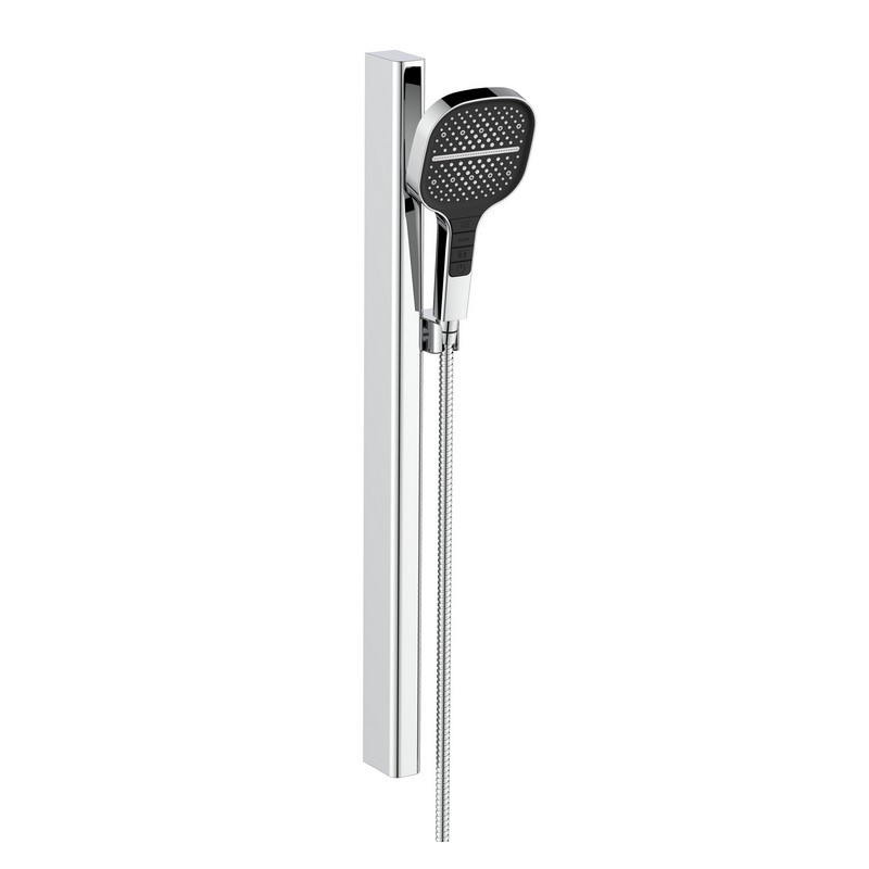 Saliscendi cromato a 3 getti con pulsanti integrati - serie Mercurio Aquasanit IC05.0160.29