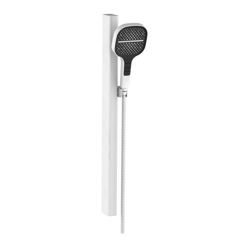 Saliscendi bianco a 3 getti con pulsanti integrati - serie Mercurio Aquasanit IC05.0165.29