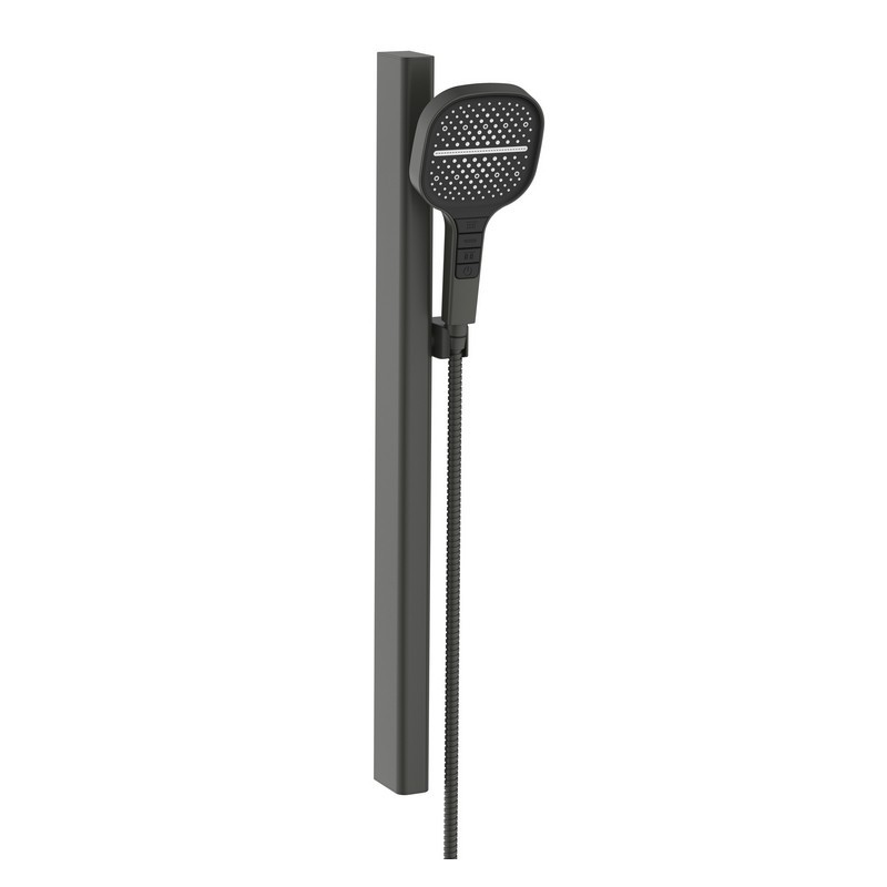 Saliscendi gungrey a 3 getti con pulsanti integrati - serie Mercurio Aquasanit IC05.0163.29