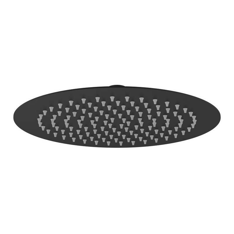 Soffione tondo diametro 25 cm nero opaco - serie Giove Aquasanit IC05.0109.29