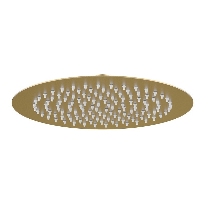 Soffione tondo diametro 25 cm oro opaco - serie Giove Aquasanit IC05.0113.29