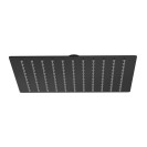 Soffione quadrato 25 x 25 cm nero opaco - serie Giove Aquasanit IC05.0117.29