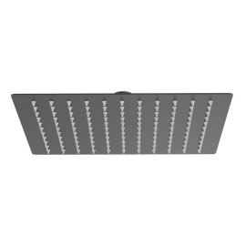 Soffione quadrato 25 x 25 cm gungrey - serie Giove Aquasanit IC05.0119.29