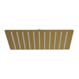 Soffione quadrato 25 x 25 cm oro opaco - serie Giove Aquasanit IC05.0121.29