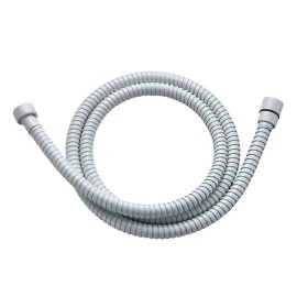 Flessibile doccia in acciaio bianco 150 cm doppia graffatura Aquasanit IC05.0100.29