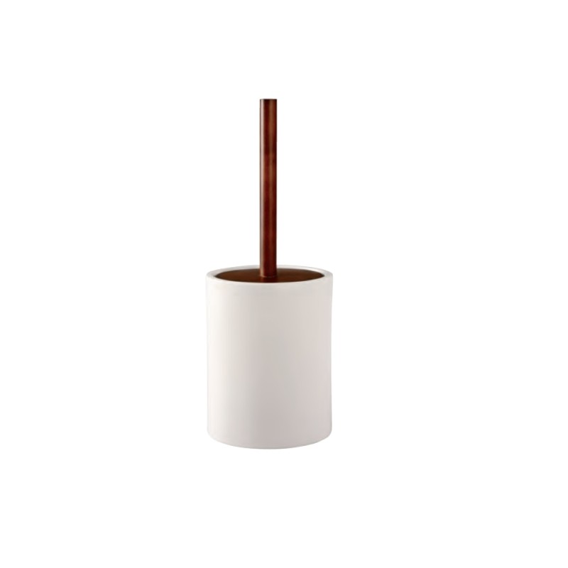 Porta scopino bianco - serie egg Aquasanit QA2140WW
