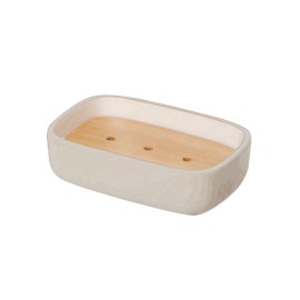 Porta saponetta color sabbia serie Twin Aquasanit QC4110WW