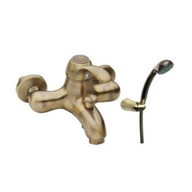 Miscelatore vasca finitura ottone antico - serie Oxford Idrobric IC04.2132.02