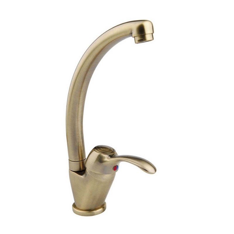 Miscelatore lavello bocca alta finitura ottone antico - serie Oxford Idrobric IC04.2137.02