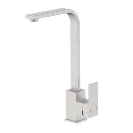 Miscelatore per lavello bocca alta girevole acciaio spazzolato con risparmio ac qua - serie Texas Idrobric IC04.2134.01