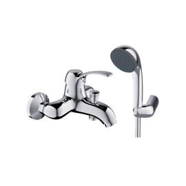 Miscelatore vasca cromato stile vintage con doccetta - serie Oxford Idrobric IC04.1491.01