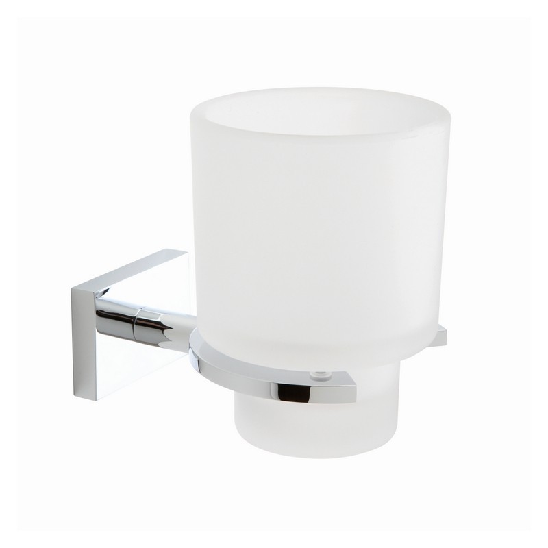 Porta bicchiere in vetro satinato - serie Sting Aquasanit IC06.0031.25