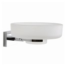 Porta saponetta con bacinella in vetro satinato - serie Sting Aquasanit IC06.0032.25