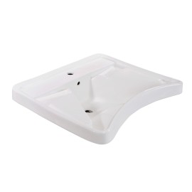 Lavabo ergonomico bianco con appoggiagomiti Idrobric Y860095