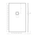 Piatto doccia 120 x 160 cm beige linea prezzi bassi online