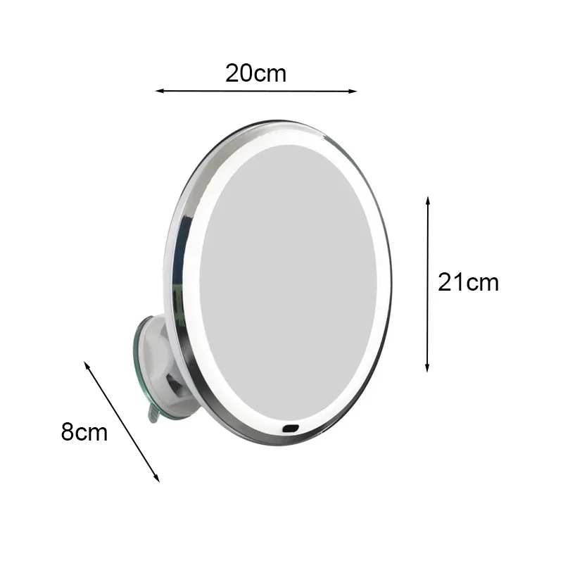 Specchio ingranditore 10x Led orientabile ordinabile online