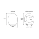 Sedile universale soft close antibatterico ordinabile online Sedile universale soft close antibatterico ordinabile online