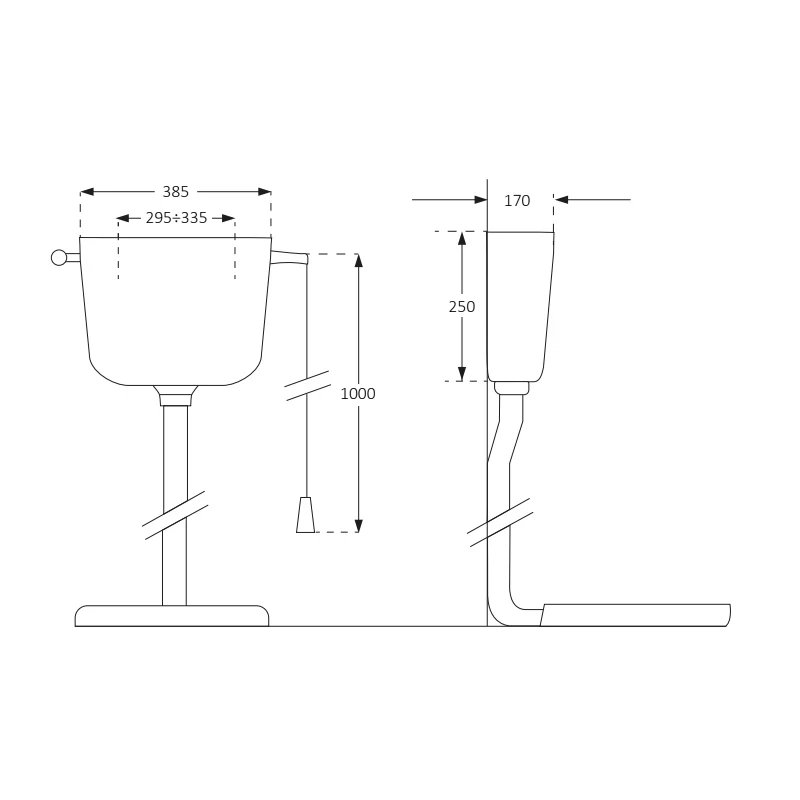 Cassetta wc alta completa senza disponibile online