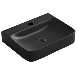 Lavabo dappoggio nero opaco in ceramica da solo online