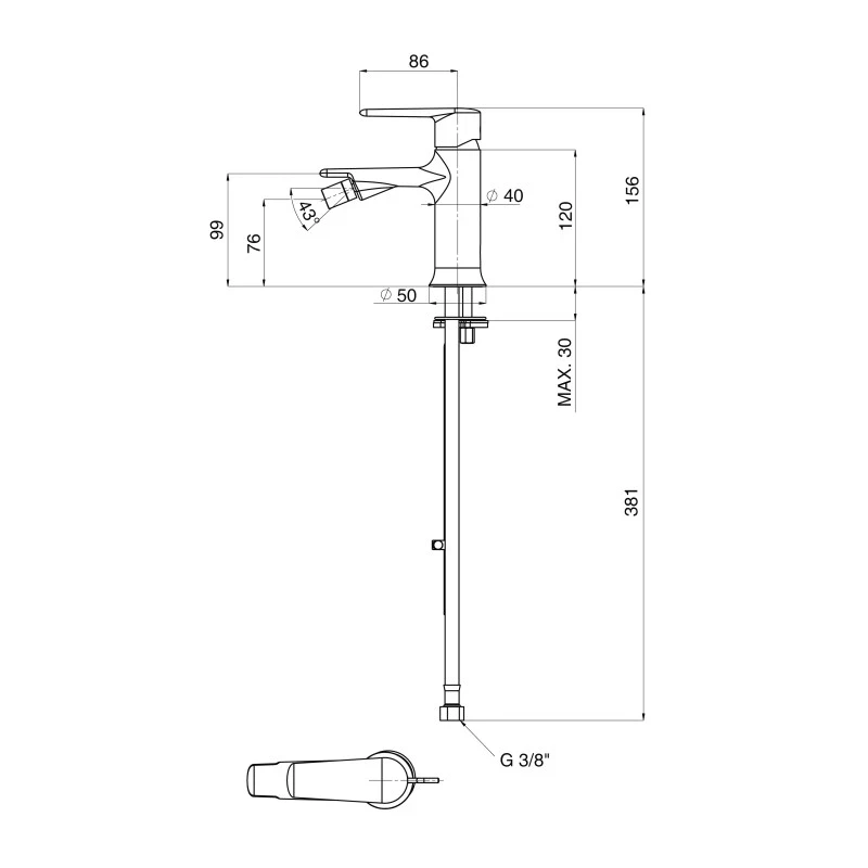Miscelatore cromato bidet Armonia top prezzi online