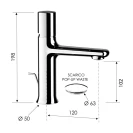 Miscelatore lavabo scarico fusion top prezzi online