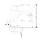 Monocomando lavabo liberty scarico ordinabile online