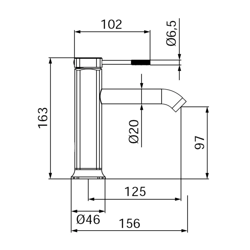 Miscelatore lavabo cromato Serie Riviera ordinabile online