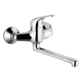 Miscelatore monocomando lavello a parete bocca girevole. Mariani Rubinetterie B00501E200